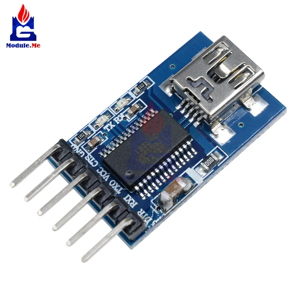 

3.3V 5.5V FT232RL FTDI USB to TTL Serial Adapter Module for Arduino Mini Port Diy Kit Electronic PCB Board Module