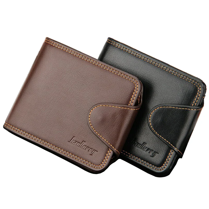 Hot Sale Business Leisure New Men Wallets High Quality Zipper Hasp Credit Card Holder Coin ...