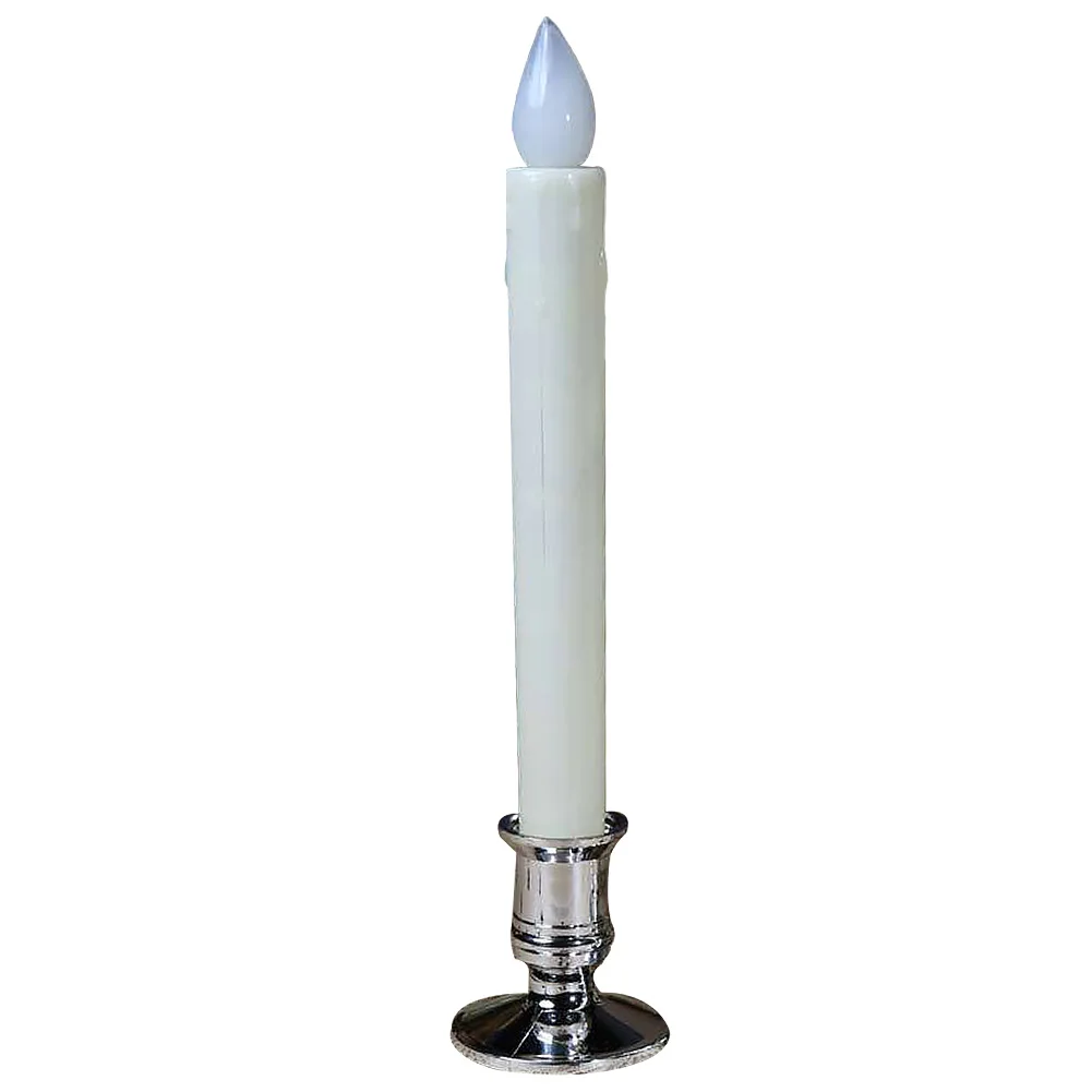 

Birthday Dinner With Holder Romantic Lighting Flameless Party Safe Flickering ABS Simulation Decorative Led Electronic Candle