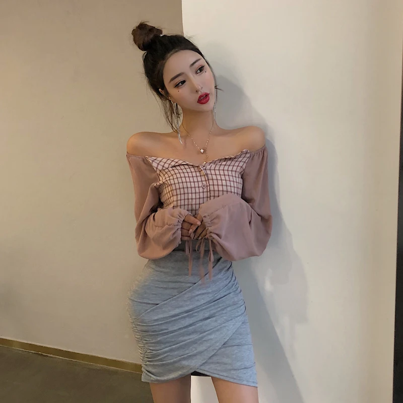 

Cheap wholesale 2019 new Spring Summer Autumn Hot selling women's fashion casual shirt lady beautiful nice Tops FC173