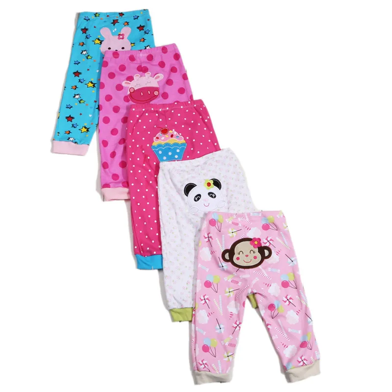 5 PCS/LOT Baby Pants Spring&Autumn Lovely Cotton Infant Pants Newborn
