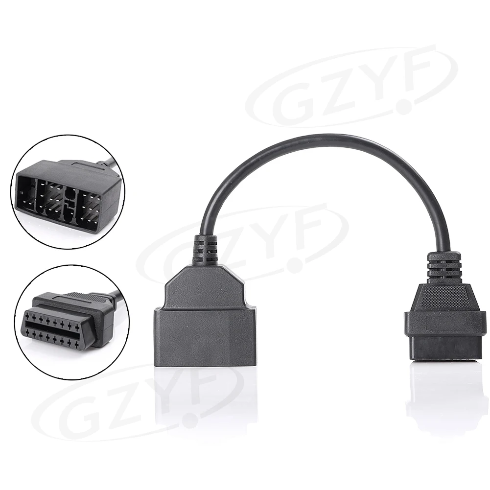 

22 Pin OBD1 to 16 Pin OBD2 Car Adaptor Convertor Connection Cable For Toyota