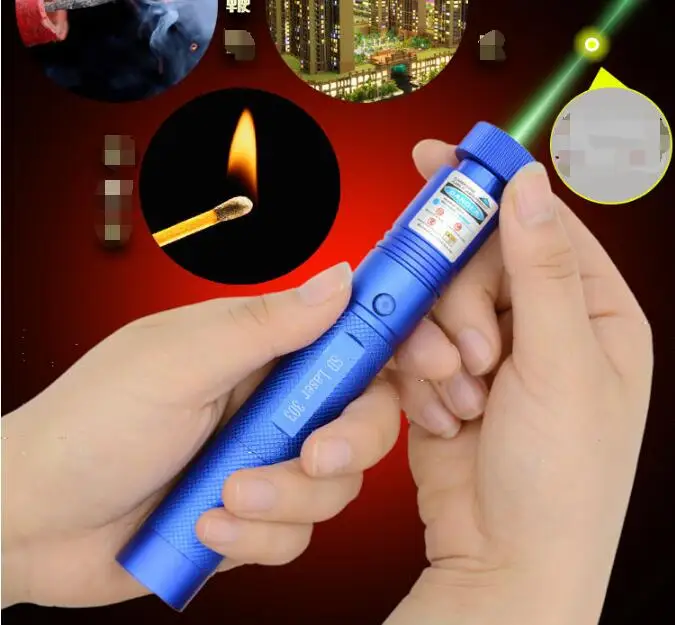 Hot green laser pointers 100000mw 532nm high power lazer Beam lasers 303 flashlight Burning Matches Light