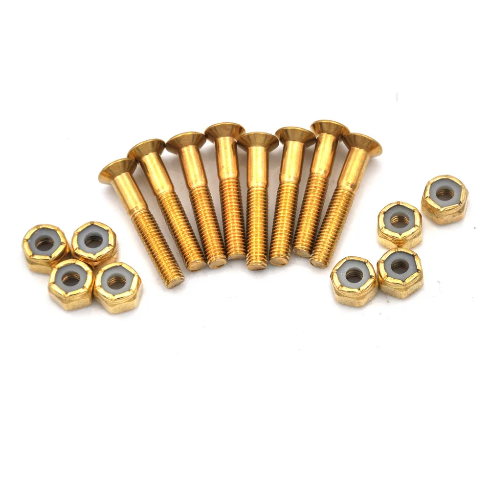 

8pcs/lot Wholesale Screw Skateboard Nails Longboard Parts Accessories Bolts Set 1.18"