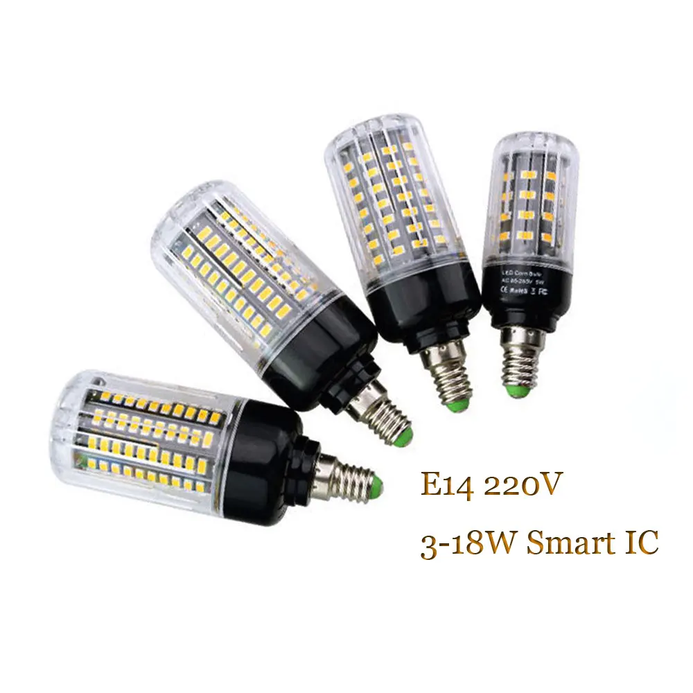 More Longer Lifespan LED Bulbs light E14 3W 5W 7W 9W 12W 15W 18W Corn