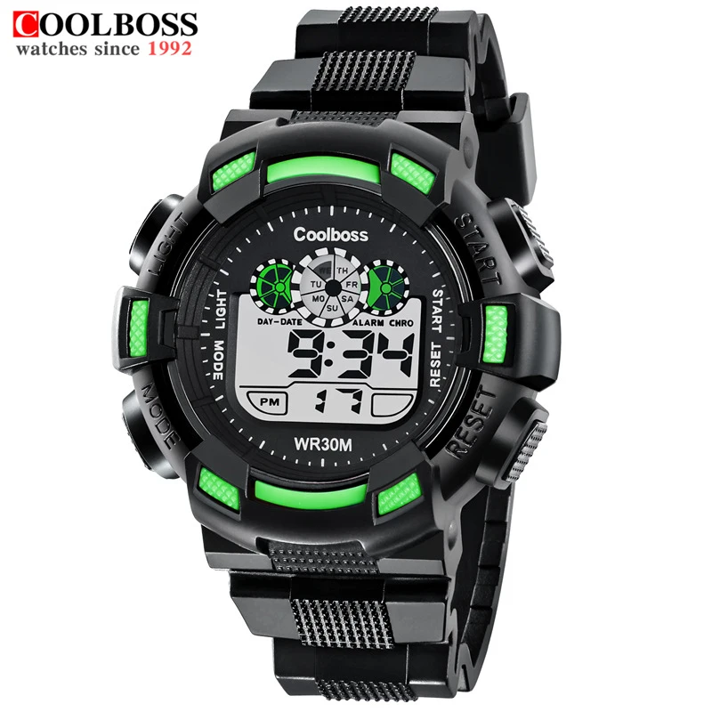 

Sports Brand Watch Men's Digital Shock Resistant Alarm Wristwatches Outdoor Military LED Casual Watches Relogio Masculino
