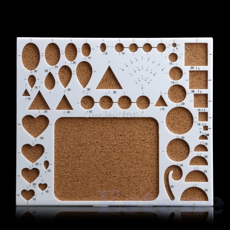 

New 1PC Paper Quilling Tool Model DIY Papercraft Work Board Template Slotted Scrapbooks Craft