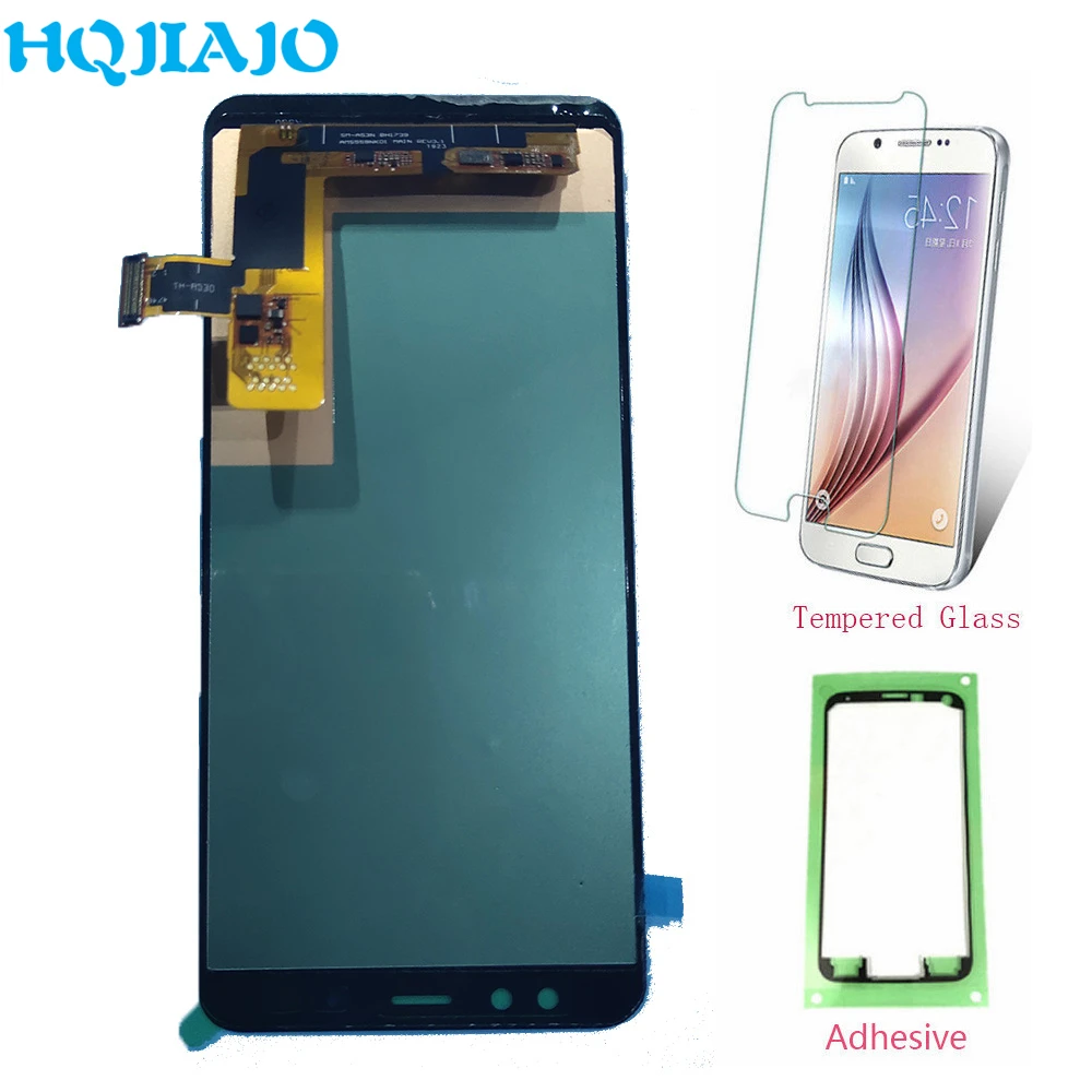 Продажа Высококачественный TFT font b lcd b font для samsung Galaxy A8 2018 A530 сенсорный экран дигитайзер + ЖК дисплей для samsung A8 A530 A530F A530F DS
