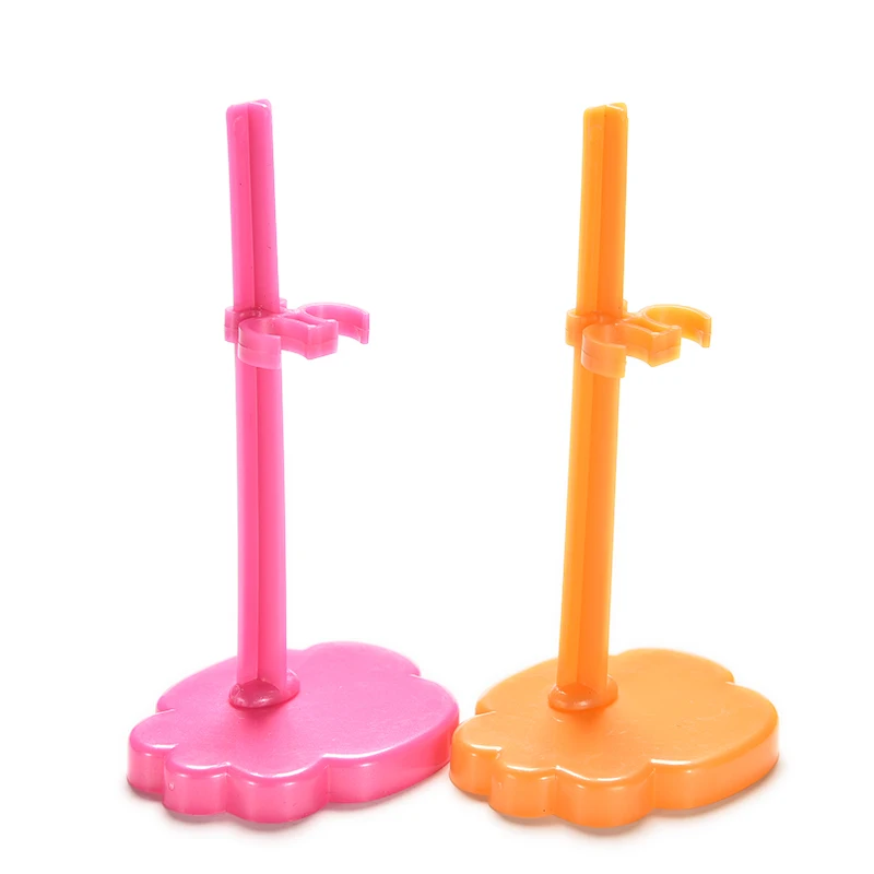 

12.8cm Toy Stand Model Support Frame For Doll Prop up Mannequin Model Display Holder Pink Orange Color Doll Accessories