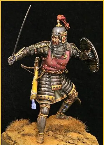 

54mm Resin kit Mongolian soldiers