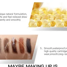 Карандаш для бровей цветной долговечный легко носить натуральный карандаш для бровей водонепроницаемый макияж для бровей бренд Magical Halo макияж