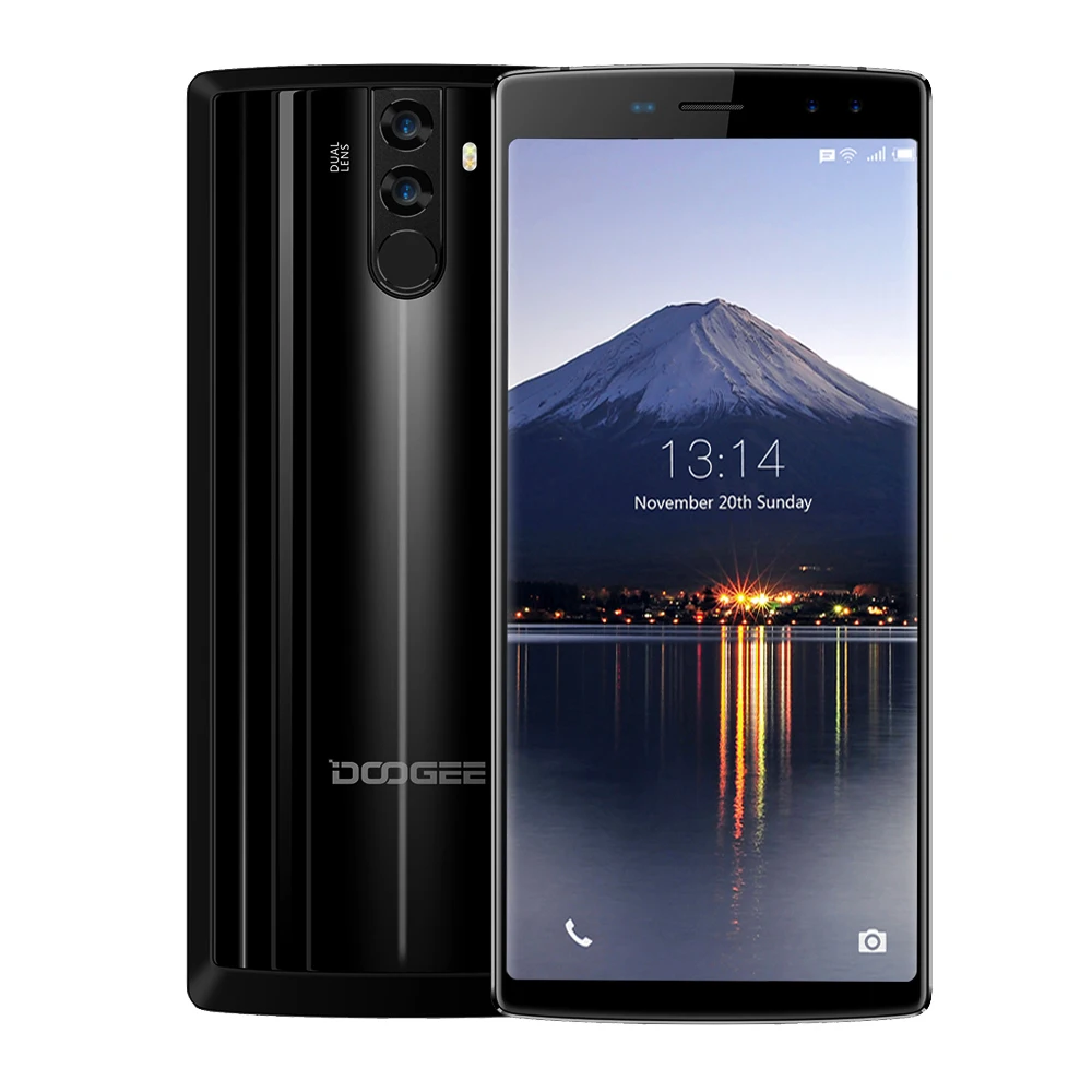 الأصلي DOOGEE BL12000 MTK6750T الثماني النواة 6.0 ''18: 9 FHD + 12000 mAh 4 GB RAM 32 GB ROM رباعية كاميرا 16.0MP الروبوت 7.0 الهاتف الذكي