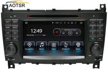 

4+32 Android 8.0 Car DVD Player GPS Navigation For Mercedes-Benz C-W203 CLK-W209 2004 2005 car auto radio video stereo head unit