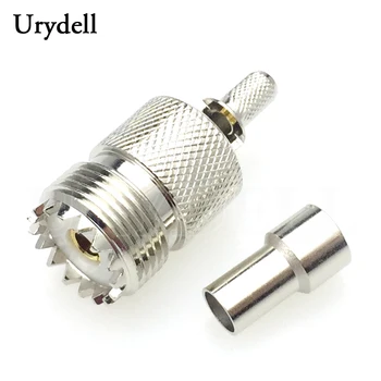 

UHF Female SO239 SO-239 Window Crimp RG58 RG142 LMR195 RG400 50-3 RF Connector