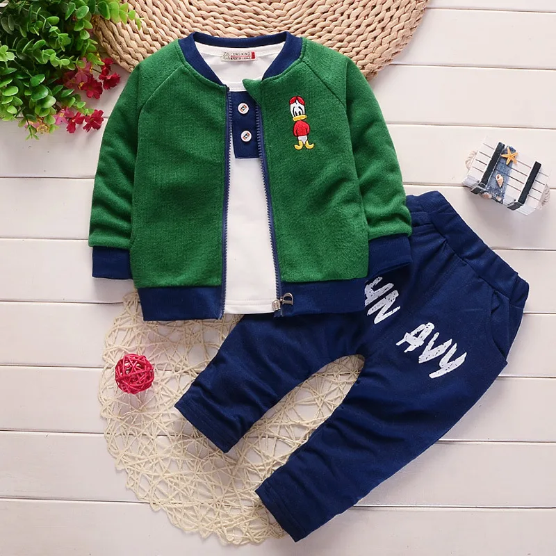 2018 Boy Sports Suit Kids 1 2 3 4 Years Baby Boys Girls Spring Autumn ...