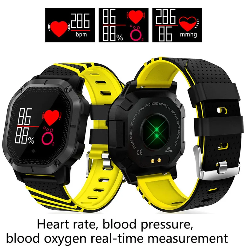

K5 Smart watch IP68 Waterproof Multi Sports Modes Cycling Swimming Heart Rate Monitor Blood oxygen Blood pressure Wristwatch