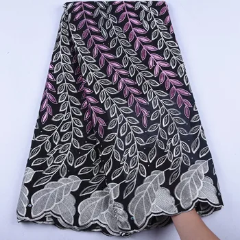 

Swiss Voile Lace In Switzerland High Quality Embroidery African Dry Cotton Lace Fabric For Dress Nigeria Cotton Lace A1583