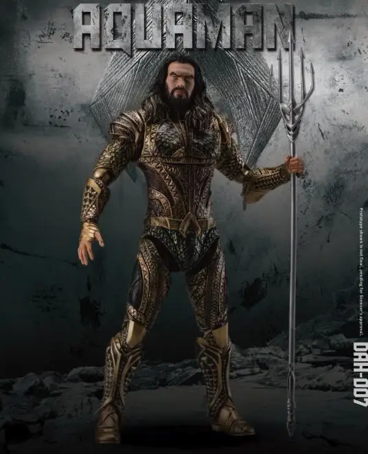 Шарнирная подвижная фигурка из ПВХ DC League Aquaman BJD шарнирная да 007 коллекционные