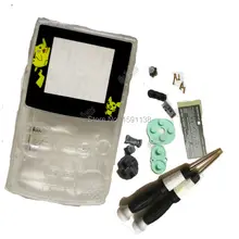 Фирменные прозрачные пластиковые чехлы без царапин для игровой консоли Gameboy цвет замена экрана оболочки с ограниченными линзами экрана