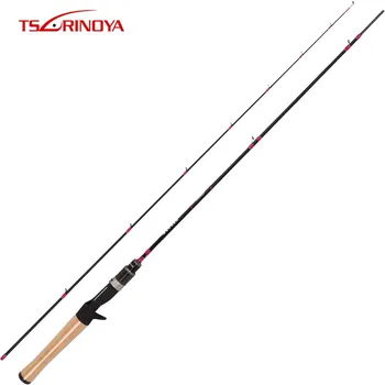 

TSURINOYA CLEVER 1.85m Casting Fishing Rod 2 Section Power L Lure Rod Lure Weight 2-7g FUJI Accessories Ultralight Carbon Rod