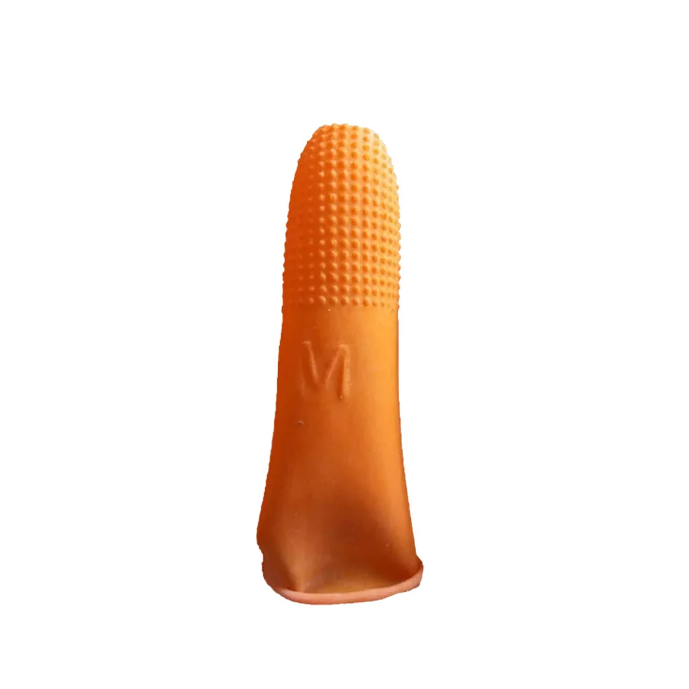 

100Pcs Anti-static Latex Covers Finger Protector Glove Dust Free Reusable Non Slip Guards Wear Resistant Factory Workshop Tool