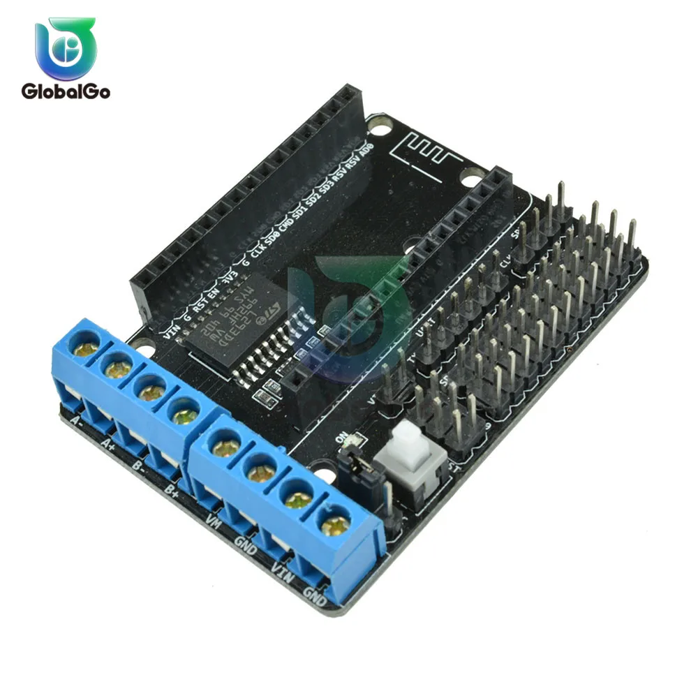 

ESP-12E ESP8266 IoT Wifi Motor Driver Board L293D L293 Dual High Power H-bridge Driver Control Module