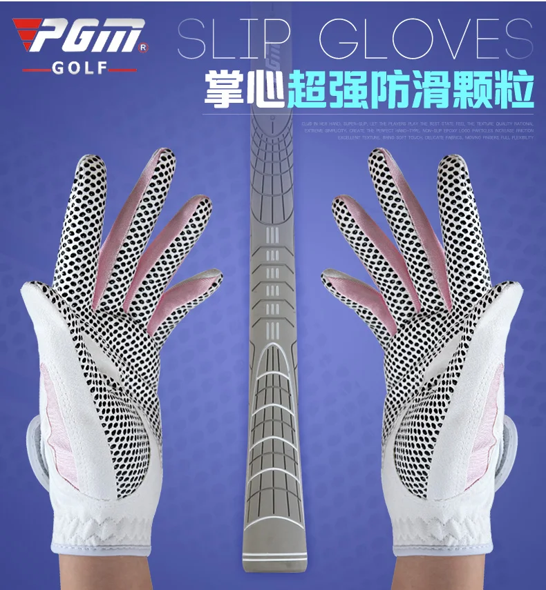 Prix pour Gants de golf antidérapante granulés femmes microfibre tissu de protection solaire respirant résistant à l'usure Livraison Gratuite Prix pour Gants de golf antidérapante granulés femmes microfibre tissu de protection solaire respirant résistant à l'usure Livraison Gratuite
