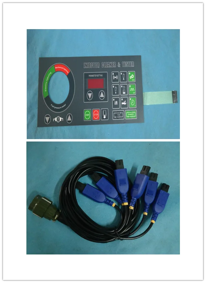 

2018 english panel /signal main cable of TEKTINO inj-6b INJECTOR tester and cleaner nozzle washing machine keyboard