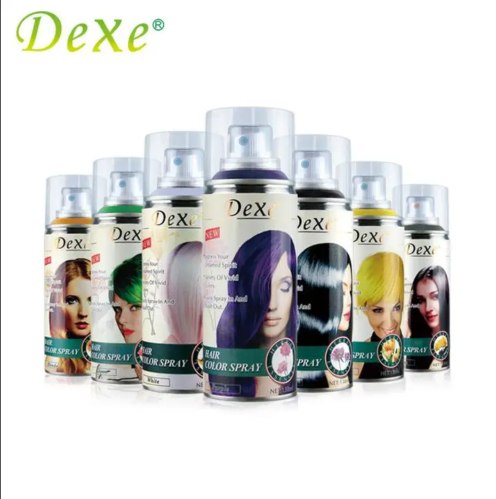 Dexe 黒紫グレーヘアカラースプレー簡単染色のためのヘアケアパーティーツール美髪ツール 12 色 138 ミリリットル ピース Dye Hair Hair Color Sprayhair Dye Aliexpress