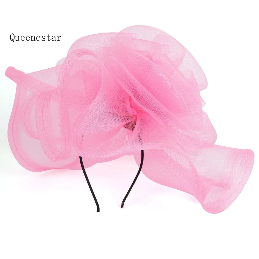 Super Large Multi-layers Fascinator Headband Ladies Mesh Feather Hair Band Accessories Wedding Party Bride Gauze Headdpiece New