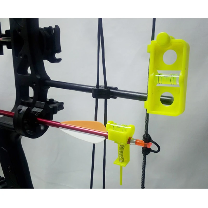

Archery Bow Tuning and Mounting String Level Combo Compound Arrows Level nock and Snap on String Level Combo Blind