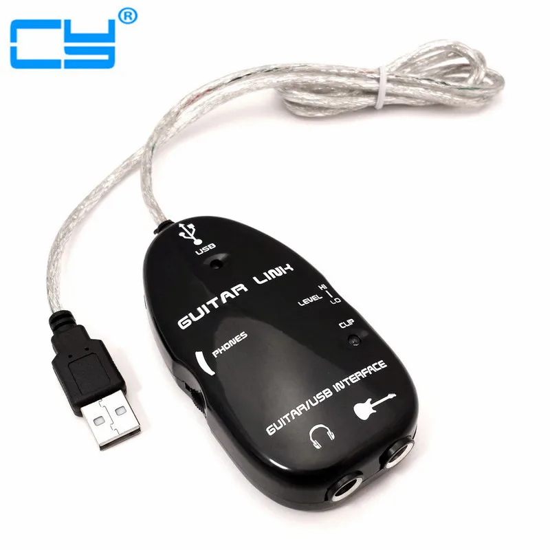 Electric Guitar to USB Interface Link Audio Cable