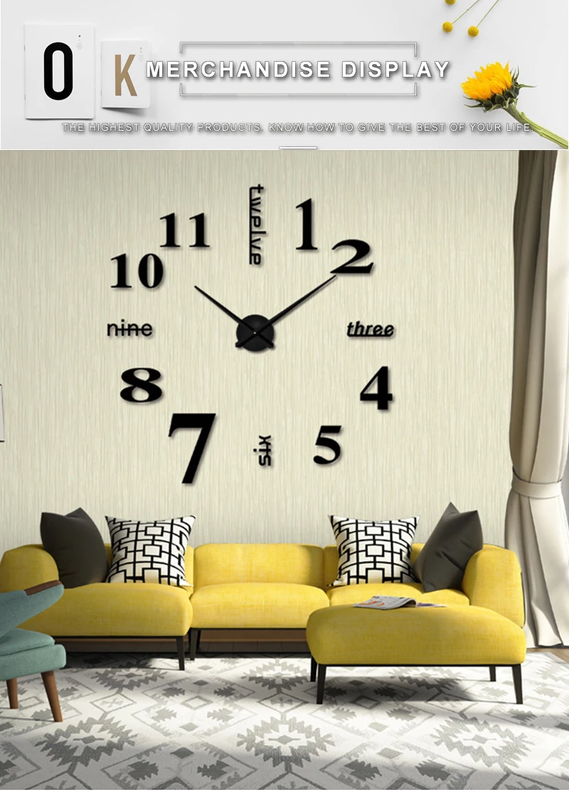  wall clock mickey kitchen big clock wall mirror wall clock watch in wall home watch for wall decor acrylic mirrored decorative sticker wall clock metal pendulum clock watch for wall double sided (8)