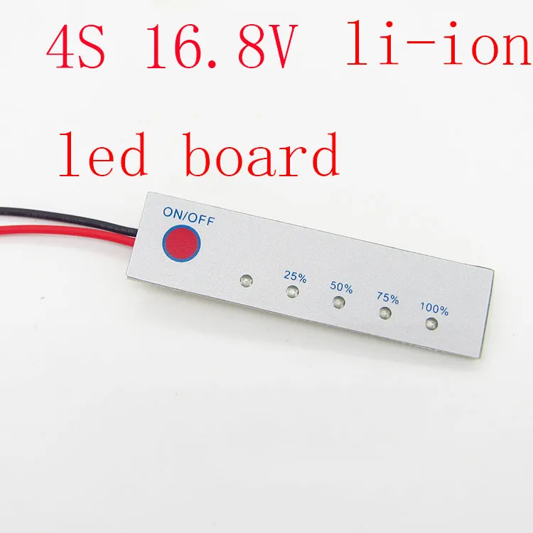 Панель дисплея питания батареи для литий-ионной LIPO батареи 3S 12,6 V емкость батареи led дисплей доска - Цвет: 4S LED board