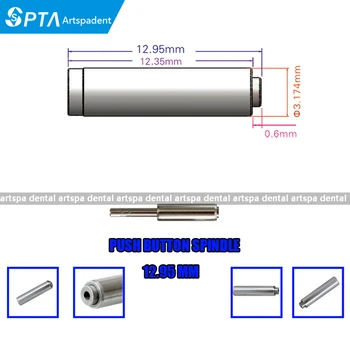 

5PCS 12.95mm Push Button Shaft For Repairment High Speed Handpiece