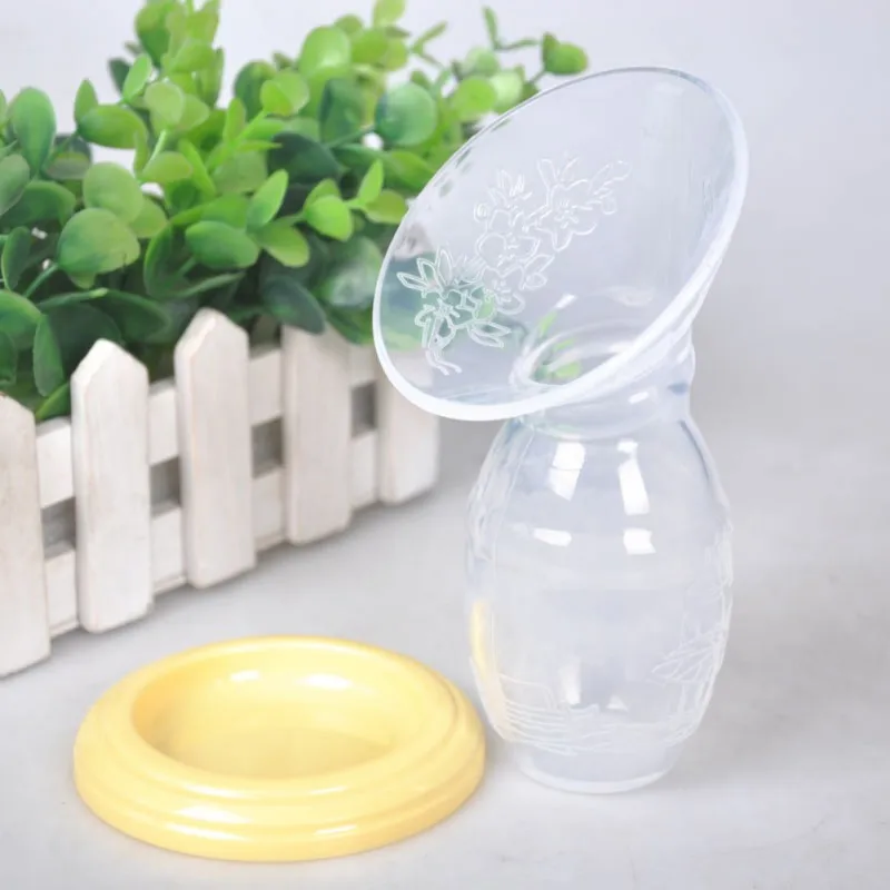 

Silicone Breastfeeding Manual Breast Pump Baby Feeding Milk Saver Suction Bottle Feeding Accessories