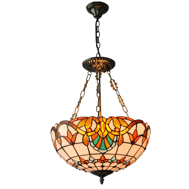 Us 179 99 Baroque Tiffany Style Inverted Pendant Light Fixture Tiffanylampe Retro Stained Gl Shade Lamp Bar Cafe Restaurant Decor Pl776 In Us 179 99 Baroque Tiffany Style Inverted Pendant Light Fixture Tiffanylampe Retro Stained Gl Shade Lamp Bar Cafe Restaurant Decor Pl776 In