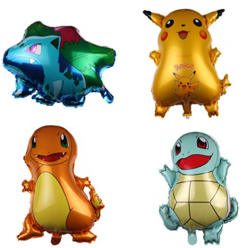 

Cartoon Pikachu Pokemon Go Helium Foil Balloons Inflatable Children birthday party decorations kids toys Children's Day