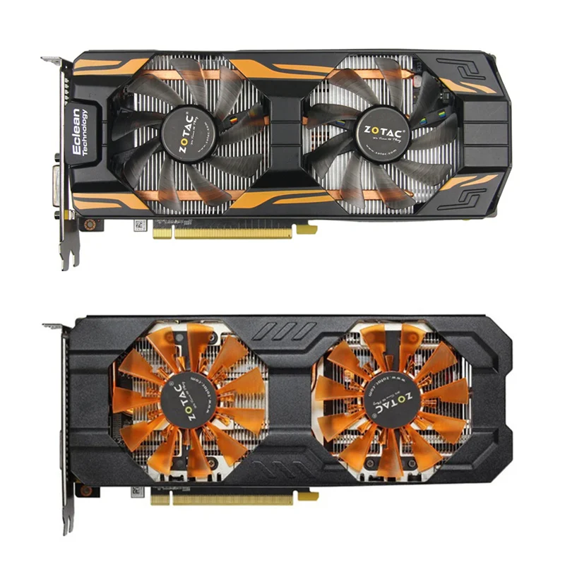 ZOTAC GTX 760 2 Гб видеокарты GeForce GPU GTX760 2GD5 видеокарта 256Bit GDDR5 GTX760 2GB для nVIDIA GK104 карта Hdmi Dvi VGA|Графические карты|   | АлиЭкспресс