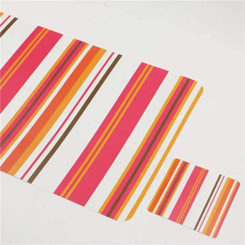 red striped theme Matscups mat accessories plastic Dining Bar Placemats