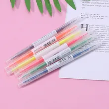 6 шт Двойная Головка 6 Цветной маркер ручка с невидимых чернил для школы и офиса