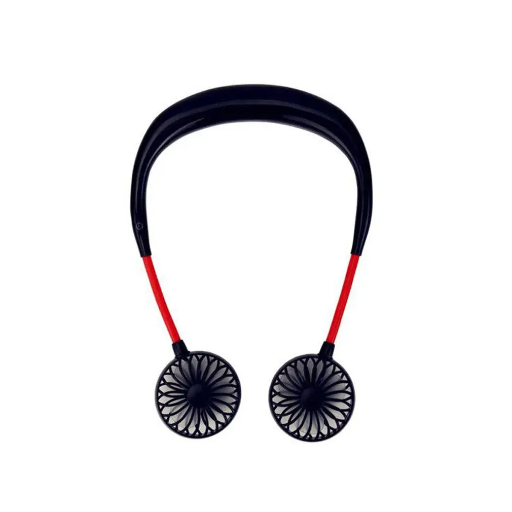 

Creative Sports Hanging Neck Charging Portable Handheld Folding Silent Fan Student Summer Portable Small Fan