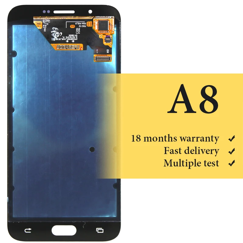 

100% test good quality For Samsung A8 2015 lcd screen digitizer for mobile phone A800 replacement display 5.7inch lcd with touch