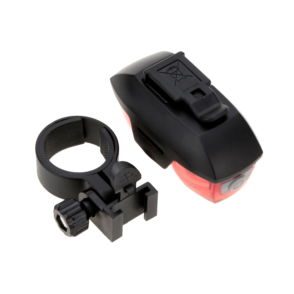 Discount 1PC New Cycling 2 LED Flashing Light Lamp Safety Back Rear Tail Light Road Bike Mountain Bicycle Warning Light Of Bicycle Tool 4