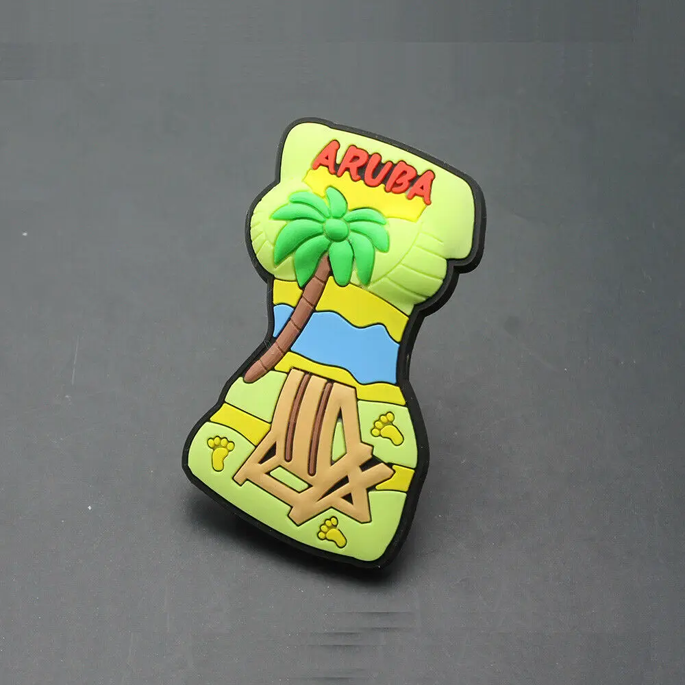 Сувенир туристический ARUBA резиновый магнит 3D для холодильника милый подарок