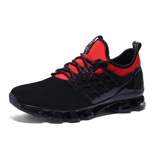 New Brand Men Running Shoes Unisex Trend Run Athletic Trainers Black
