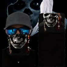 Мотоцикл Балаклава 3D череп велосипедный шарф маска ветрозащитная мотоциклетная маска для лица трубка бандана мультфильм