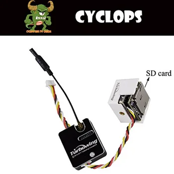 

F-Cloud TURBOWING CYCLOPS 200mW 25mW Transmitter & DVR Camera, 48 Frequency, 2 Power Button Adjustable