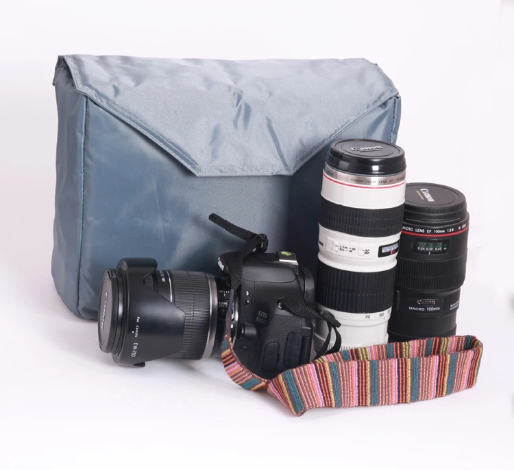 Roadfisher Водонепроницаемая камера мягкая защитная сумка Вставка перегородка чехол разделители с крышкой подходит для DSLR объектива Canon Nikon sony Pentax
