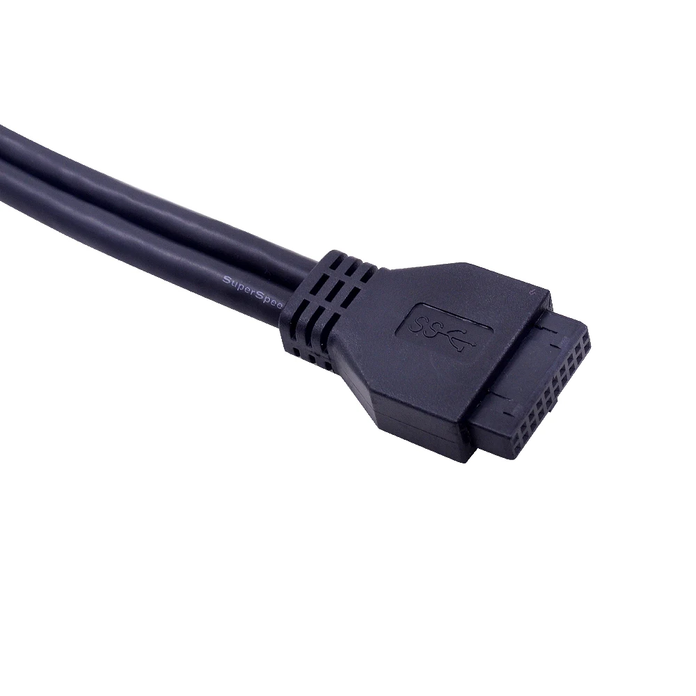 CHIPAL Silver 4 порта USB 3 0 2 Передняя панель концентратор сплиттер 20Pin внутренний